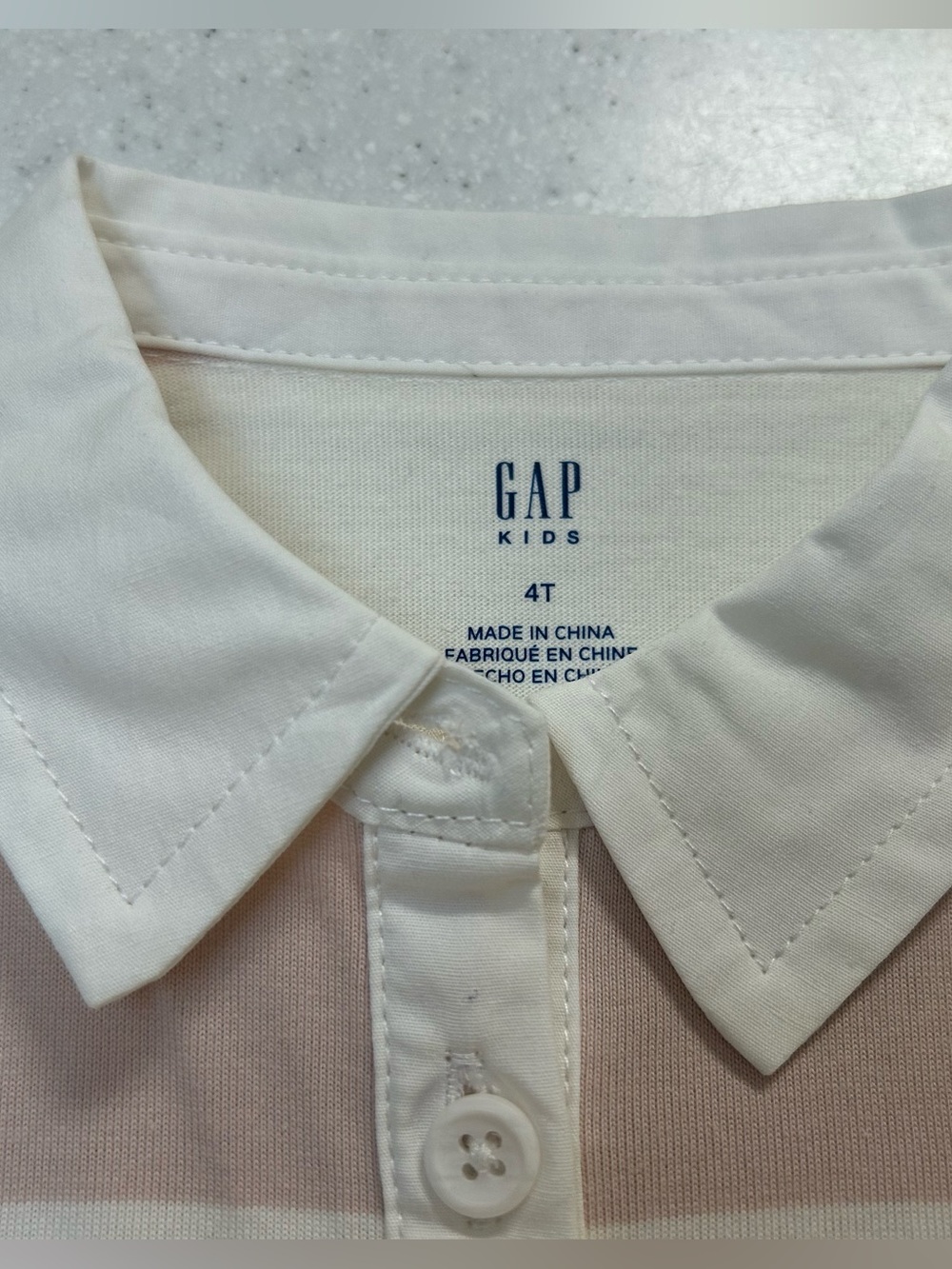 NWT Baby Gap Rugby Polo Dress G Patch Bear Embroidered Girls Size 4T - Picture 5 of 6